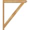 Ekena Millwork Traditional Arts & Crafts Rough Sawn Outlooker, Western Red Cedar, 6"W x 38"D x 46"H OUT06X38X46TRA03RWR - alternate 3